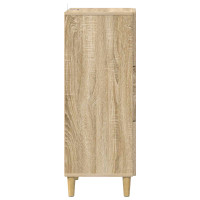 Produktbild för Lådans skåp Sonoma-ek 33 x 34,5 x 90 cm Konstruerat trä