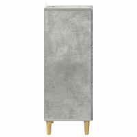 Produktbild för Lådans skåp Betonggrå 33 x 34,5 x 90 cm Konstruerat trä