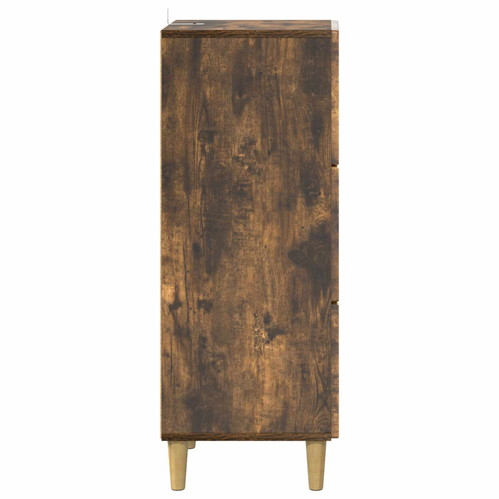 Produktbild för Lådans skåp Rökt ek 33 x 34,5 x 90 cm Konstruerat trä