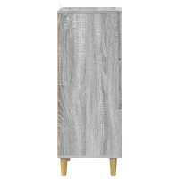 Produktbild för Lådans skåp Grå sonoma-ek 33 x 34,5 x 90 cm Konstruerat trä