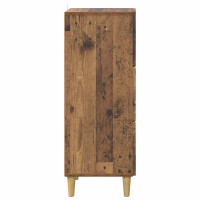 Produktbild för Lådans skåp Gammalt trä 33 x 34,5 x 90 cm Konstruerat trä