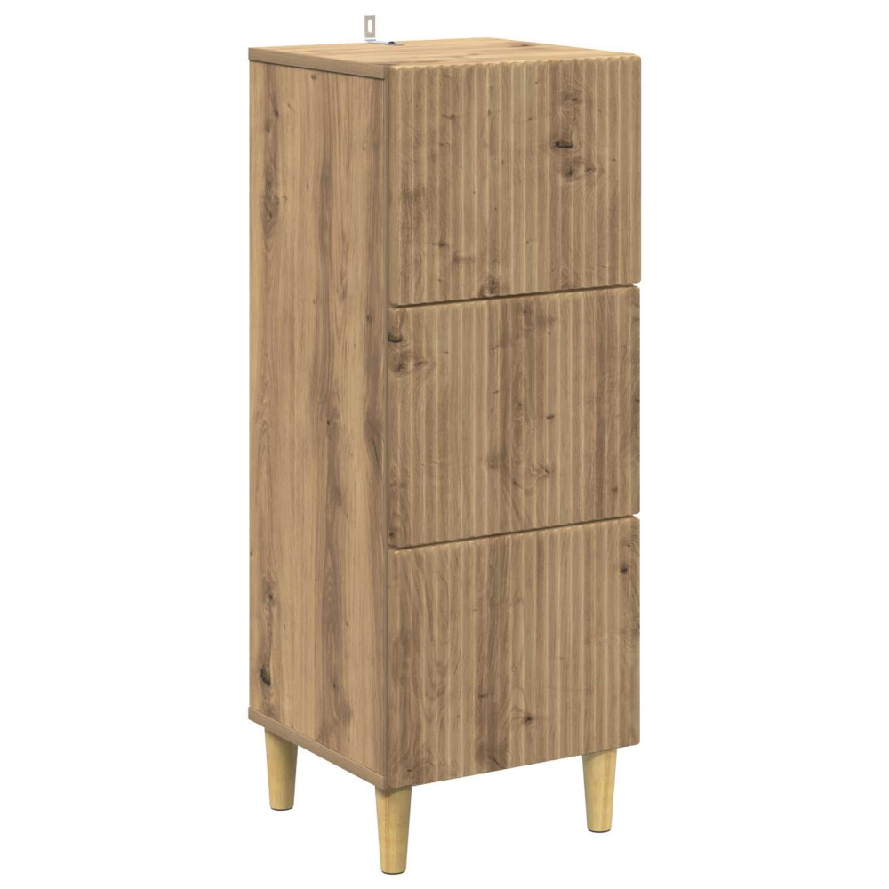 Produktbild för Lådans skåp Artisan-ek 33 x 34,5 x 90 cm Konstruerat trä