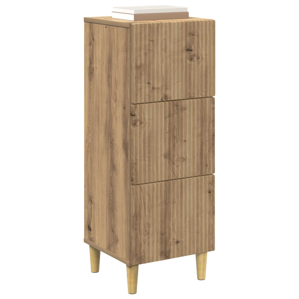 Produktbild för Lådans skåp Artisan-ek 33 x 34,5 x 90 cm Konstruerat trä