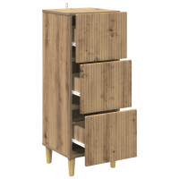 Produktbild för Lådans skåp Artisan-ek 33 x 34,5 x 90 cm Konstruerat trä