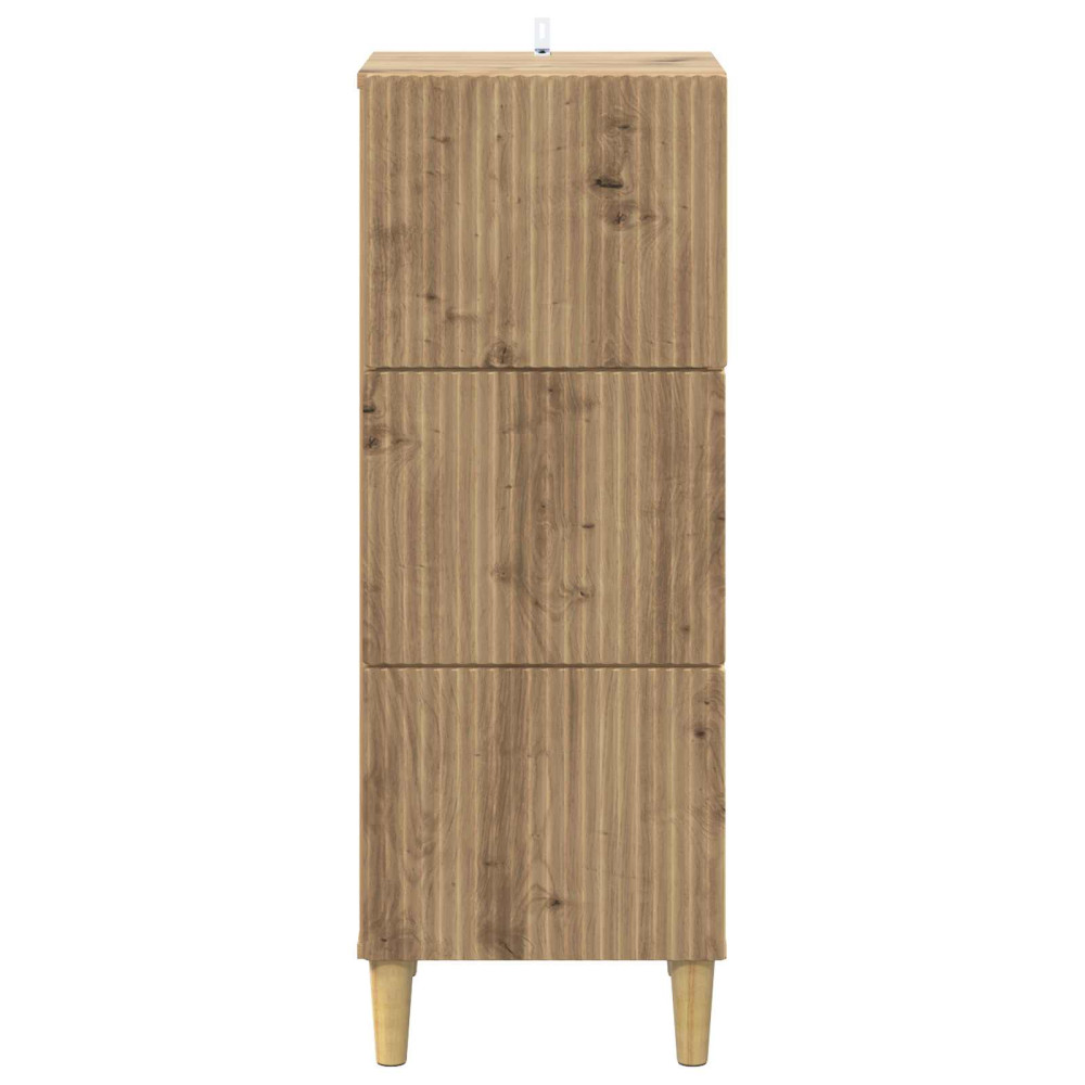 Produktbild för Lådans skåp Artisan-ek 33 x 34,5 x 90 cm Konstruerat trä
