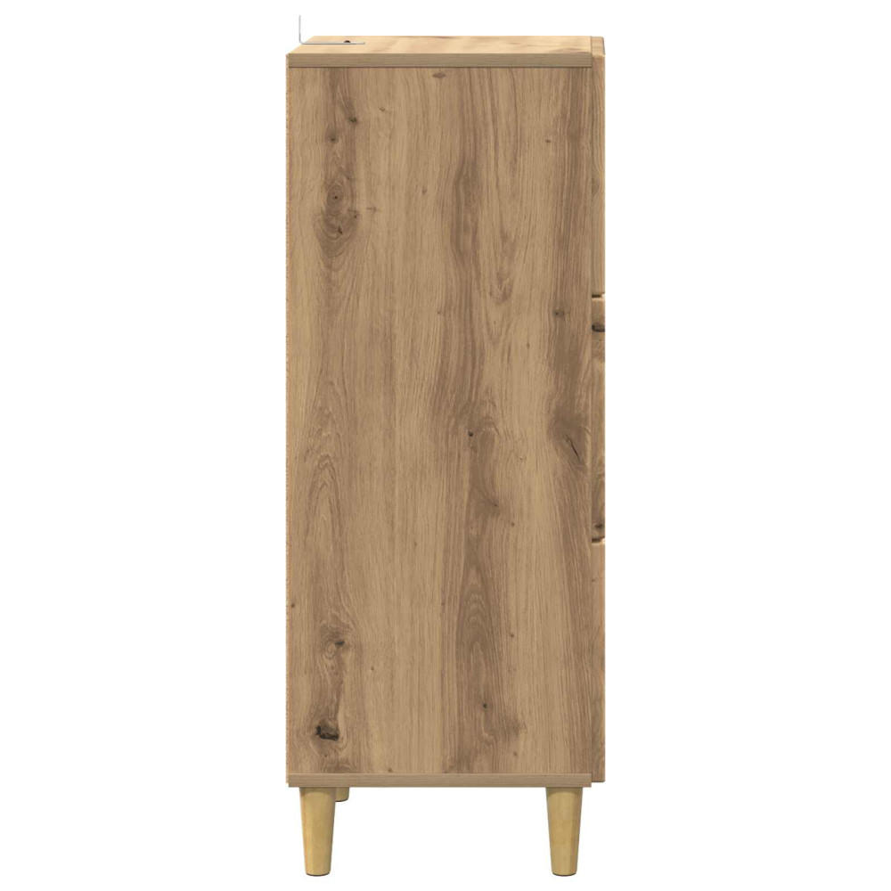Produktbild för Lådans skåp Artisan-ek 33 x 34,5 x 90 cm Konstruerat trä