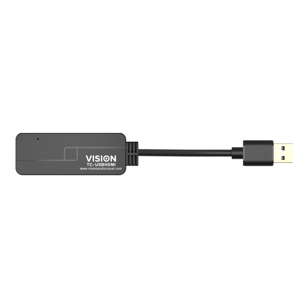Produktbild för Vision - extern videoadapter - svart