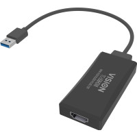 Produktbild för Vision - extern videoadapter - svart