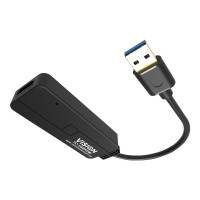 Produktbild för Vision - extern videoadapter - svart