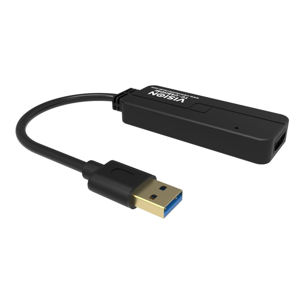 Produktbild för Vision - extern videoadapter - svart