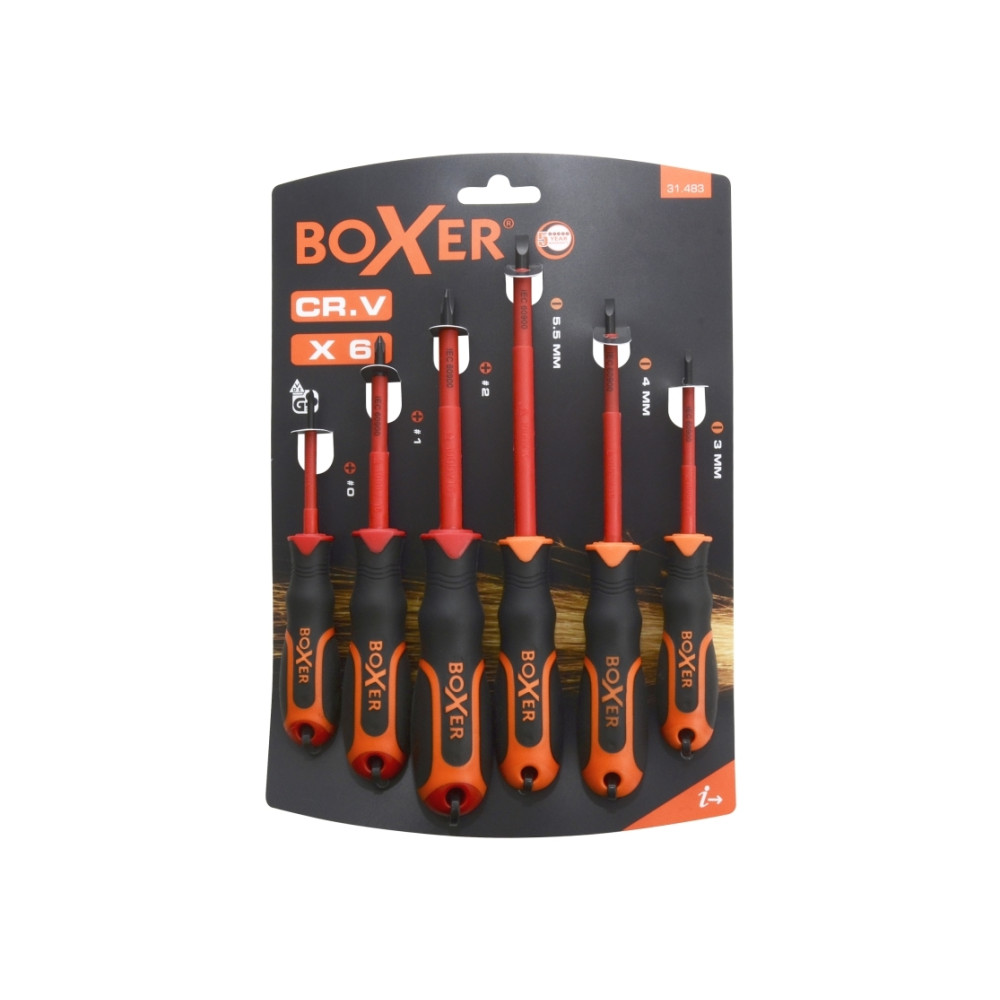 Produktbild för BOXER skruvmejselsats VDE
