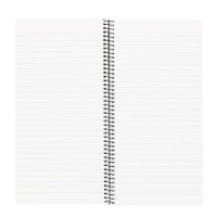 Produktbild för Bantex COL studeanteckningsbok 148x295 mm, linjerat, ostrukt...