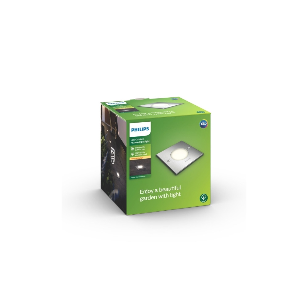 Produktbild för Philips myGarden Crust markspottar/spets 3,2 W, Rostfritt st...