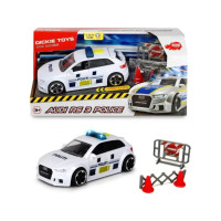 Produktbild för Dickie SOS polisbil Audi RS3 m/ avspärrning och tillbehör 1:...