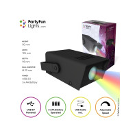 Produktbild för Nielsen_light instickslampa Mini projektorlampa disco 12,5 c...