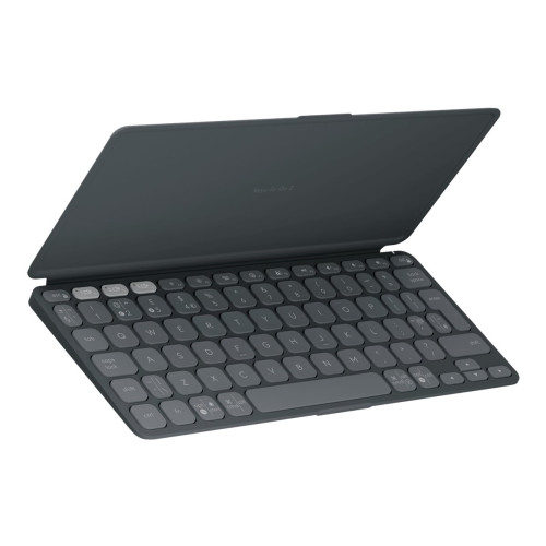 Logitech Logitech Keys-To-Go 2 - tangentbord - inbyggt skydd - QWERTY - USA, internationellt - grafit Inmatningsenhet