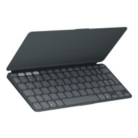 Produktbild för Logitech Keys-To-Go 2 - tangentbord - inbyggt skydd - QWERTY - USA, internationellt - grafit Inmatningsenhet
