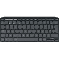 Produktbild för Logitech Keys-To-Go 2 - tangentbord - inbyggt skydd - QWERTY - USA, internationellt - grafit Inmatningsenhet