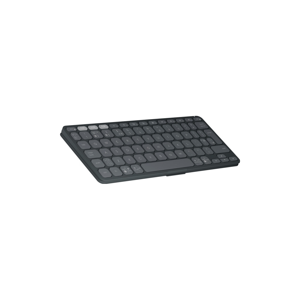 Produktbild för Logitech Keys-To-Go 2 - tangentbord - inbyggt skydd - QWERTY - USA, internationellt - grafit Inmatningsenhet