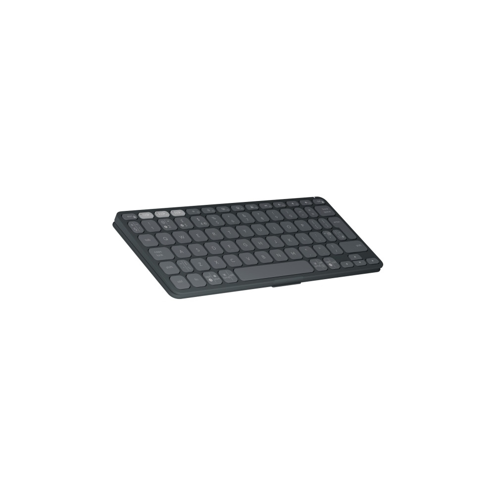 Produktbild för Logitech Keys-To-Go 2 - tangentbord - inbyggt skydd - QWERTY - USA, internationellt - grafit Inmatningsenhet