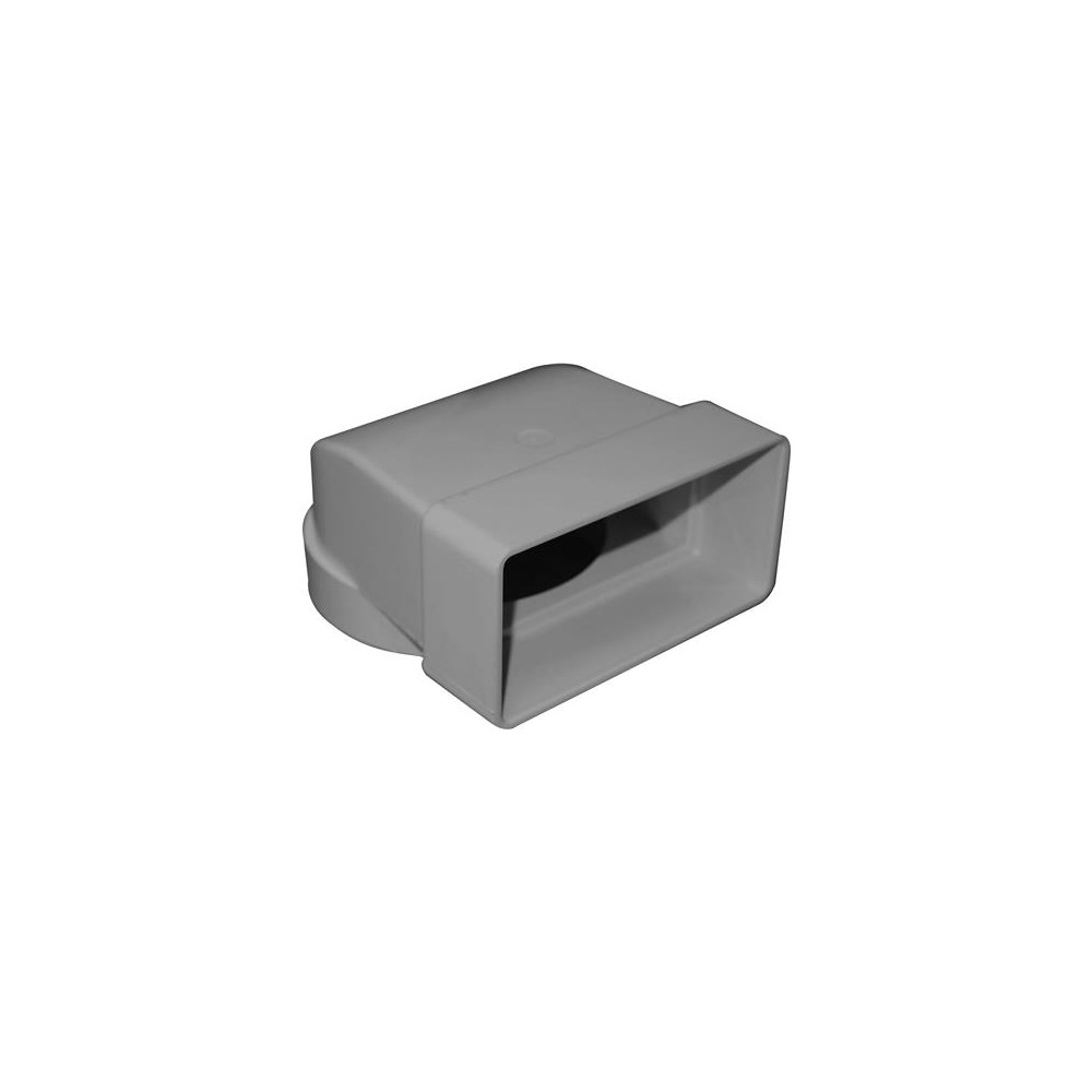 Produktbild för Fresh plastsystem rekt. 90° plastböj 204x60 mm för Ø100 mm,...