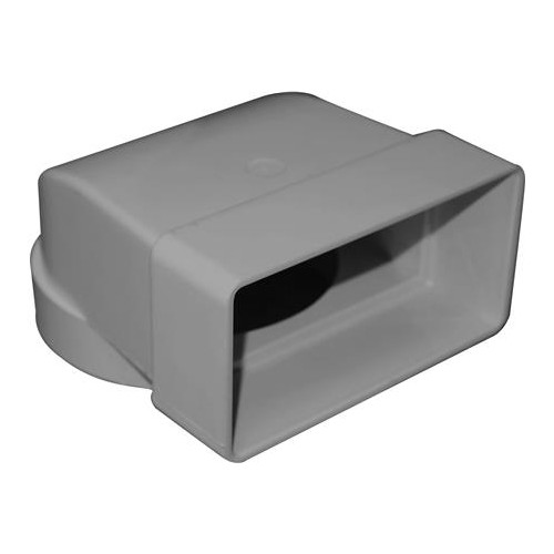 FRESH Fresh plastsystem rekt. 90° plastböj 204x60 mm för Ø100 mm,...
