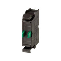 Produktbild för Eaton M22-CK10 kontaktdon 1 slutkontakt tryckknapp 230 V/AC,...