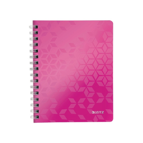 LEITZ Anteckningsblock Leitz WOW A5, linjerat, 80 blad, 80 g, rosa