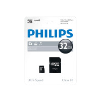 Produktbild för Philips FM32MP45B - flash-minneskort - 32 GB - microSDHC