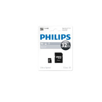 Produktbild för Philips FM32MP45B - flash-minneskort - 32 GB - microSDHC