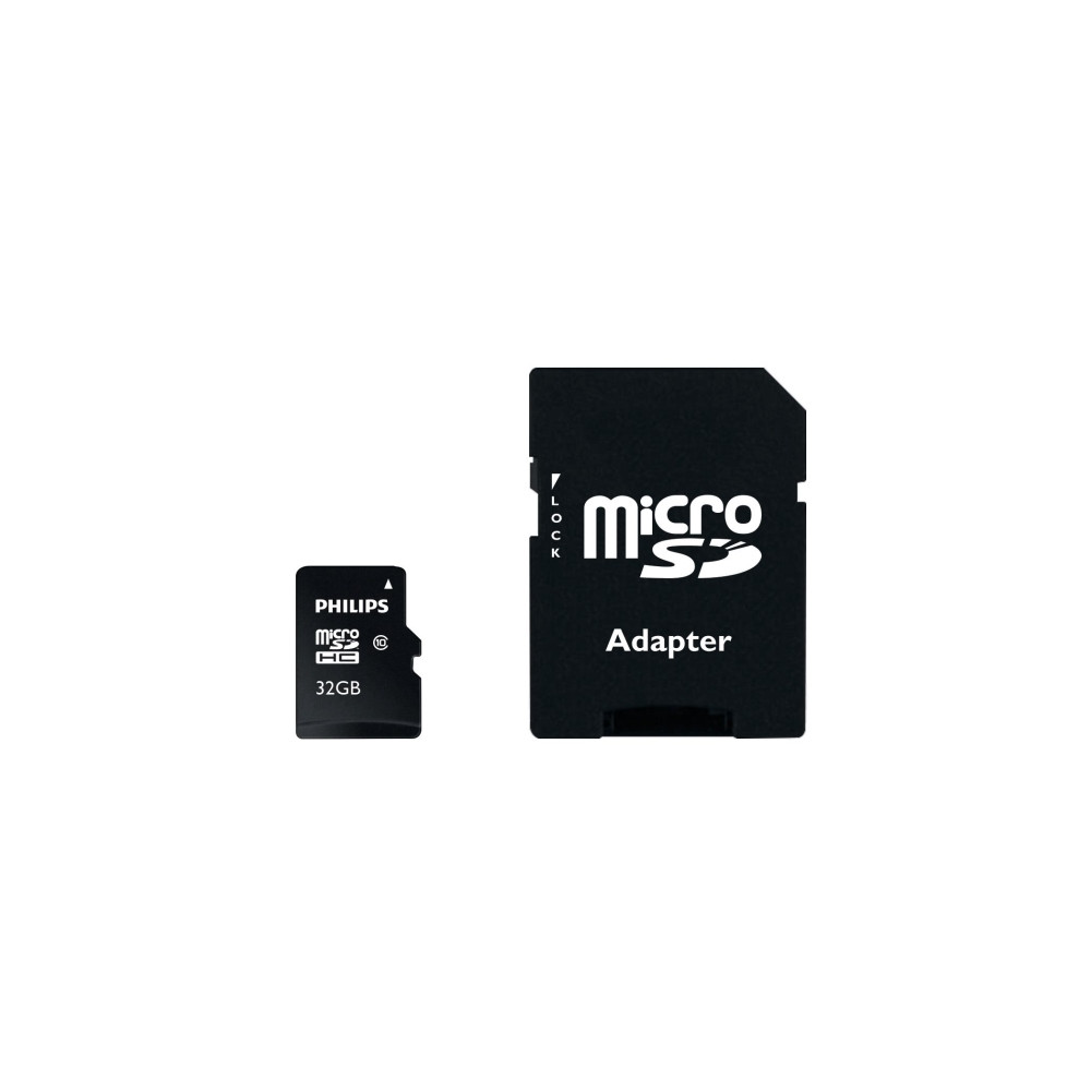 Produktbild för Philips FM32MP45B - flash-minneskort - 32 GB - microSDHC