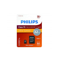 Produktbild för Philips FM32MP45B - flash-minneskort - 32 GB - microSDHC