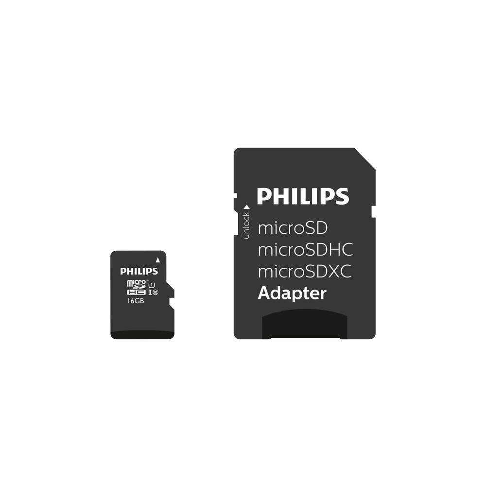 Produktbild för Philips FM32MP45B - flash-minneskort - 32 GB - microSDHC