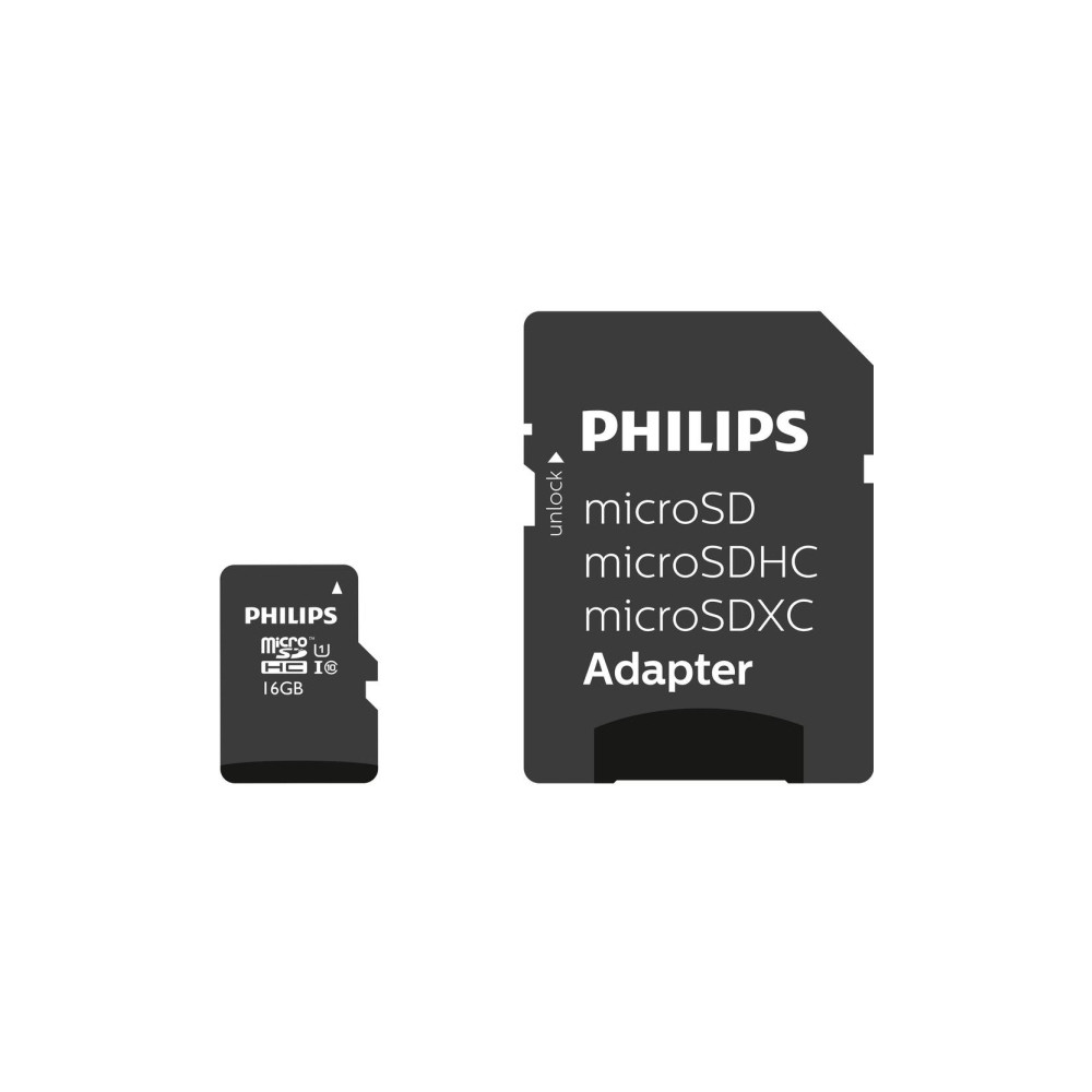 Produktbild för Philips FM32MP45B - flash-minneskort - 32 GB - microSDHC