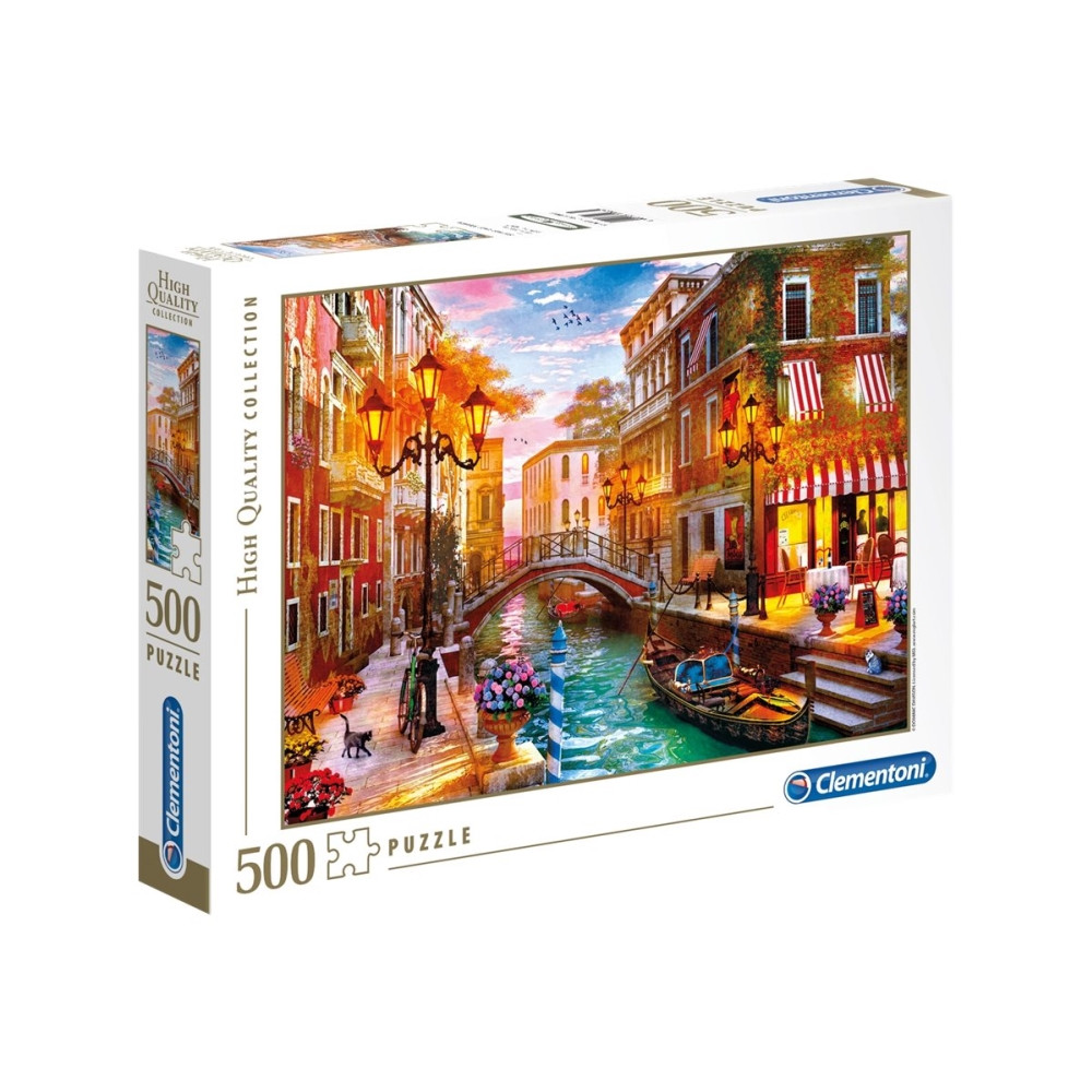 Produktbild för Clementoni High Quality Collection - Solnedgång över Venedig