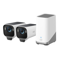 Produktbild för Eufy eufyCam S3 Pro - nätverksövervakningskamera - kula - med HomeBase S380