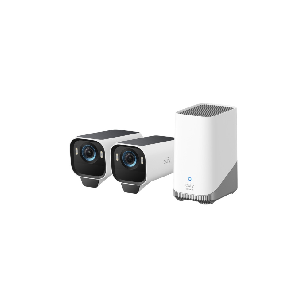 Produktbild för Eufy eufyCam S3 Pro - nätverksövervakningskamera - kula - med HomeBase S380