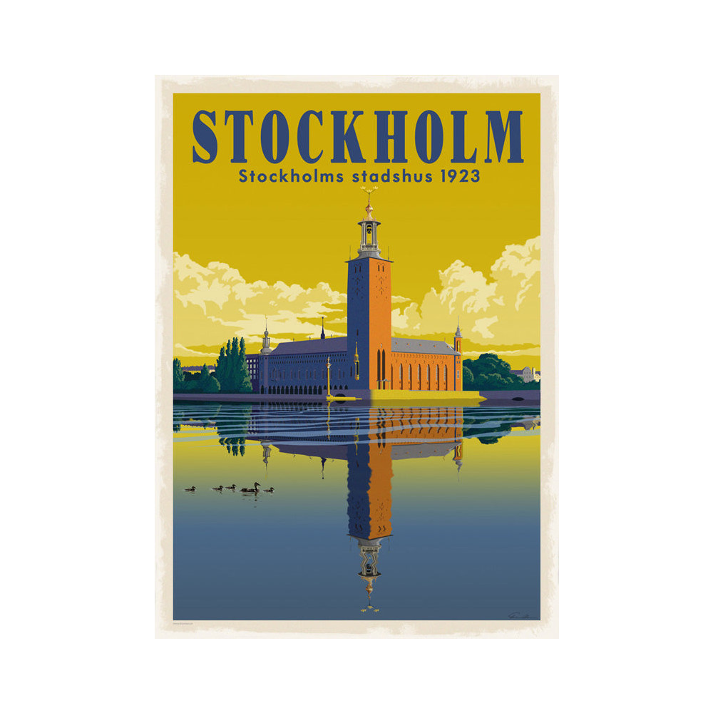 Produktbild för Vykort: Stockholms stadshus, 25-pack