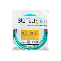 Produktbild för StarTech.com Aqua OM4 Duplex Multimode Fiber - 16 ft / 5m - 100 Gb - 50/125 - OM4 Fiber - LC to LC Fiber Patch Cable (450FBLCLC5) - nätverkskabel - 5 m - 5 m - havsblå
