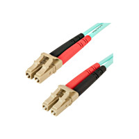 Produktbild för StarTech.com Aqua OM4 Duplex Multimode Fiber - 16 ft / 5m - 100 Gb - 50/125 - OM4 Fiber - LC to LC Fiber Patch Cable (450FBLCLC5) - nätverkskabel - 5 m - 5 m - havsblå