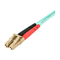 Produktbild för StarTech.com Aqua OM4 Duplex Multimode Fiber - 16 ft / 5m - 100 Gb - 50/125 - OM4 Fiber - LC to LC Fiber Patch Cable (450FBLCLC5) - nätverkskabel - 5 m - 5 m - havsblå