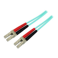 Produktbild för StarTech.com Aqua OM4 Duplex Multimode Fiber - 16 ft / 5m - 100 Gb - 50/125 - OM4 Fiber - LC to LC Fiber Patch Cable (450FBLCLC5) - nätverkskabel - 5 m - 5 m - havsblå
