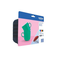 Produktbild för Brother LC227XLVALBP - 4-pack - Lång livslängd - svart, gul, cyan, magenta - original - bläckpatron