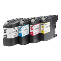 Produktbild för Brother LC227XLVALBP - 4-pack - Lång livslängd - svart, gul, cyan, magenta - original - bläckpatron
