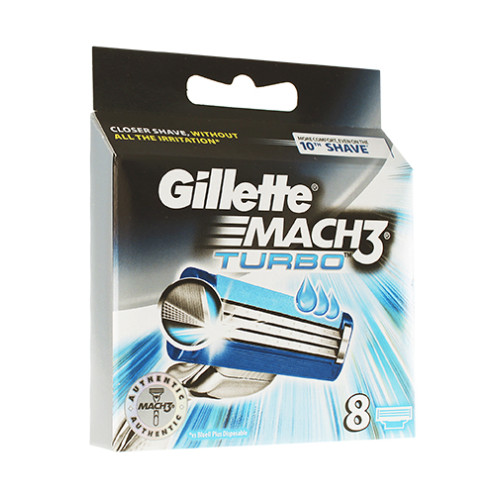 Gillette Gillette Mach3 Turbo spare blades for men 8 ks