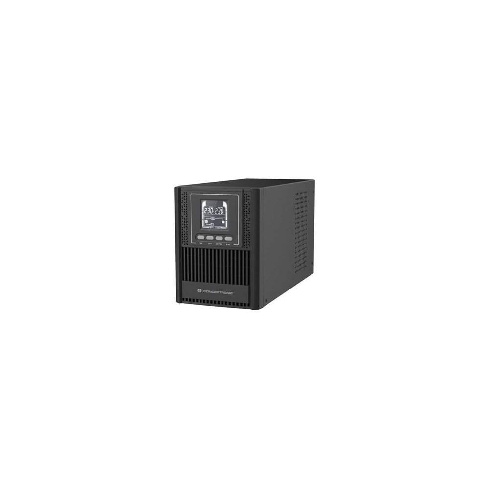 Produktbild för Conceptronic ZEUS52E1K - UPS - on-line, tower, IEC - 900 Watt - 1000 VA