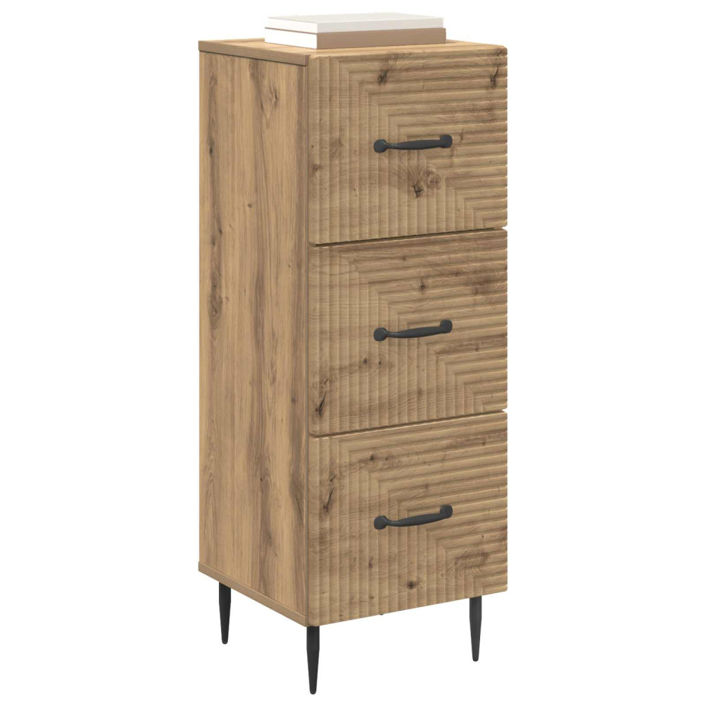 Produktbild för Lådans skåp Artisan-ek 33 x 34,5 x 89,5 cm Konstruerat trä