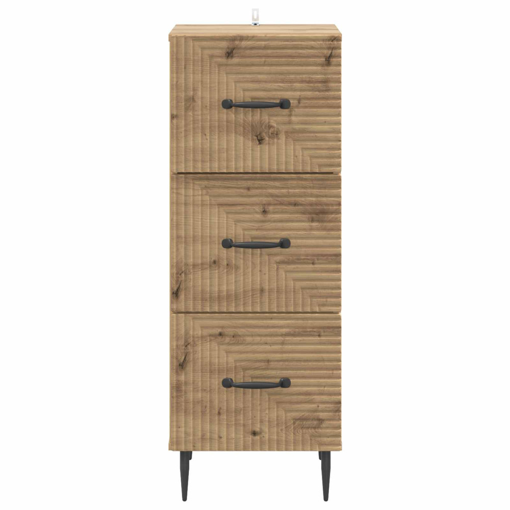 Produktbild för Lådans skåp Artisan-ek 33 x 34,5 x 89,5 cm Konstruerat trä