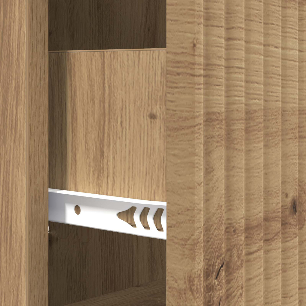 Produktbild för Lådans skåp Artisan-ek 33 x 34,5 x 89,5 cm Konstruerat trä