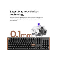 Produktbild för Keychron K10 HE - tangentbord - 100% full size - svart Inmatningsenhet